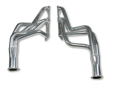 Hooker Competition Headers 4902-1HKR Headers, Competition, Long Tube, Steel, Ceramic Coated, Pontiac, 326-455, Pair thumbnail 2