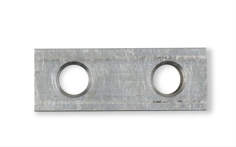 Hooker Blackheart Transmission Crossmember Spacers 71223012HKR Spacers, Aluminum, Natural, Designed for Crossmember, Ford, Each thumbnail 3