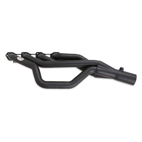 Hooker Blackheart Gen III Hemi Swap Headers BH2583 Headers, Blackheart, Mid-Length, Engine Swap, Steel, Black Painted, Dodge, Plymouth, Pair thumbnail 4