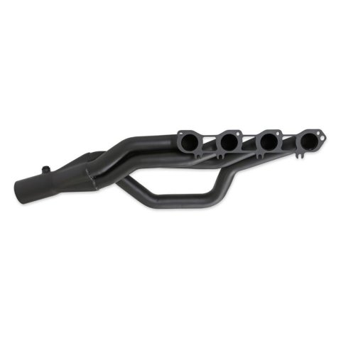 Hooker Blackheart Gen III Hemi Swap Headers BH2583 Headers, Blackheart, Mid-Length, Engine Swap, Steel, Black Painted, Dodge, Plymouth, Pair thumbnail 5