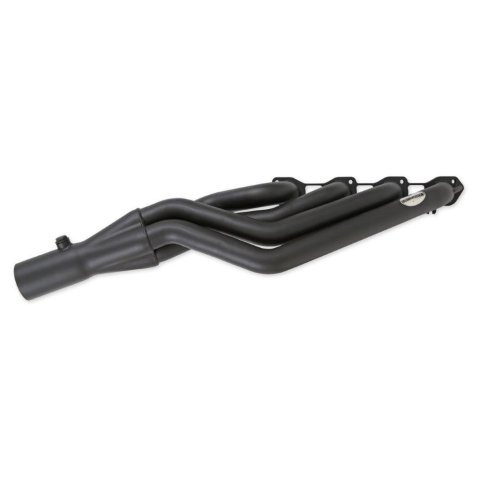 Hooker Blackheart Gen III Hemi Swap Headers BH2583 Headers, Blackheart, Mid-Length, Engine Swap, Steel, Black Painted, Dodge, Plymouth, Pair thumbnail 6