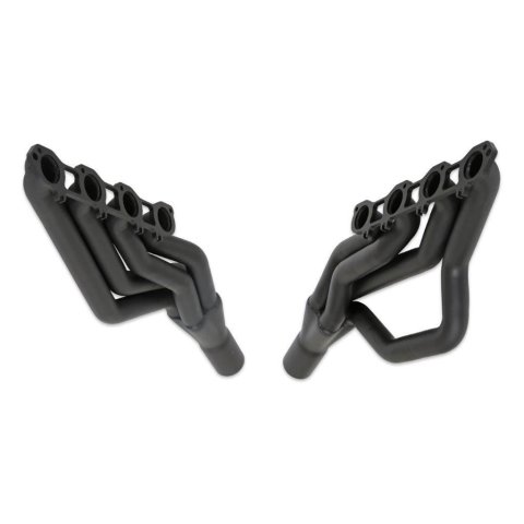 Hooker Blackheart Gen III Hemi Swap Headers BH2583 Headers, Blackheart, Mid-Length, Engine Swap, Steel, Black Painted, Dodge, Plymouth, Pair thumbnail 7