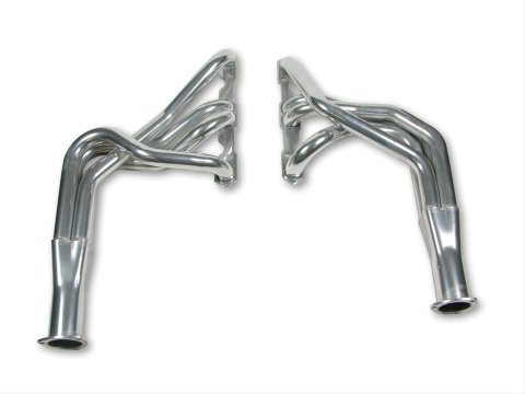 Hooker Super Competition Headers 2131-1HKR Headers, Competition, Long Tube, Steel, Ceramic Coated, Chevy, Small Block, Angle Plug, Pair thumbnail 2