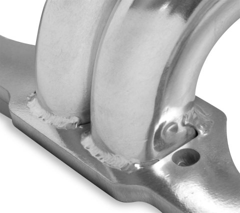 Hooker Super Competition Headers 2106-1HKR Headers, Competition, Long Tube, Steel, Silver Ceramic Coated, Chevy Small Block, Pontiac, Hooker, Pair thumbnail 2