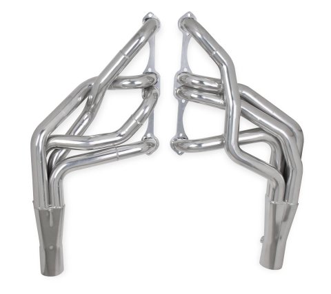 Hooker Super Competition Headers 2109-1HKR Headers, Competition, Long Tube, Steel, Silver Ceramic, Chevy, Pontiac, Small Block, Pair thumbnail 2