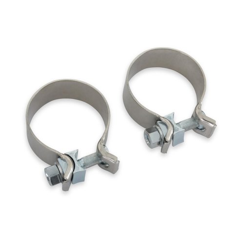Hooker Blackheart Exhaust Tips BH14352 Tips, Stealth Exit, 2.5 in., 409 Stainless Steel, Natural, Chevy, GMC, Pair thumbnail 1