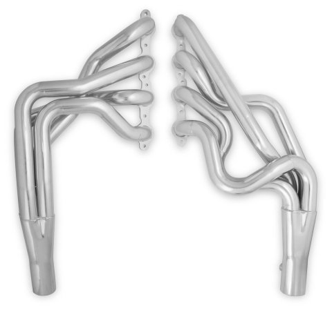 Hooker Super Competition Headers 2298-1HKR Headers, Competition, Long Tube, LS Swap, Steel, Silver Ceramic, Chevy, Pontiac, Pair thumbnail 3