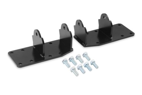 Hooker Blackheart Engine Swap Motor Mount Kits BHS555 Mounts, Swap, Block Mount, Bolt-In, Steel, Black Powdercoated, Chevrolet, GMC, Small Block LS, Pair thumbnail 2