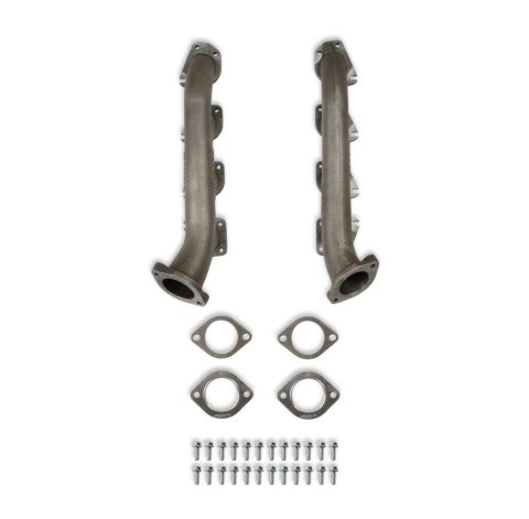 Hooker Blackheart Exhaust Manifolds BHS558 Manifold, Blackheart, Cast Iron, Natural, Dodge, Plymouth, Hemi Gen lll Swap, Pair thumbnail 4