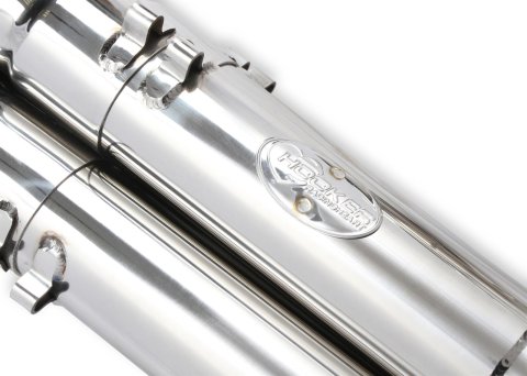 Hooker RacingHeart 3-Step Dragster Headers 2502-6HKR Headers, Downsweep, Primary, 4.5 in. Collector, Steel, Chrome, Big Block, Chevrolet, Pair thumbnail 8
