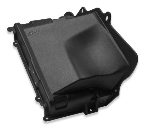 Hooker Blackheart A/C Evaporator Side Covers 71223027HKR Core Outlet Case, A/C, Polyethylene, Black, Chevy, GMC, Small Block, Each thumbnail 3