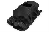 Holley Sniper Carbureted Fabricated Intake Manifolds 825012 Manifolds, Sniper, Carbureted, Single, 4150 Flange, 1,800-7,000 RPM, 6.875 in. Tall, Welded Aluminum, Black, Chevy, 262-400ci, Each thumbnail 3