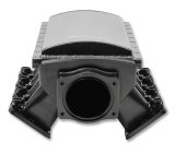 Holley Sniper EFI Fabricated Race Series Intake Manifolds 832142 Manifolds, EFI, Hi-Ram, Cathedral Port, 90mm Throttle Body, 2,100-8,200 RPM, Welded Aluminum, Black, Chevy, LS, 4.8-6.0L, Each thumbnail 1