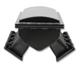 Holley Sniper EFI Fabricated Race Series Intake Manifolds 832142 Manifolds, EFI, Hi-Ram, Cathedral Port, 90mm Throttle Body, 2,100-8,200 RPM, Welded Aluminum, Black, Chevy, LS, 4.8-6.0L, Each thumbnail 2