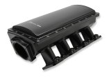 Holley Sniper EFI Fabricated Race Series Intake Manifolds 832142 Manifolds, EFI, Hi-Ram, Cathedral Port, 90mm Throttle Body, 2,100-8,200 RPM, Welded Aluminum, Black, Chevy, LS, 4.8-6.0L, Each thumbnail 3