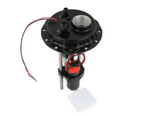 Holley Sniper Fuel Cell EFI Pump Modules 19-385 Pumps, Sniper, In-tank, Cell, EFI, 12V, 90 gph, -6AN Ends, Male Thread, No Return, 12-bolt Fill, E85 Compatible, with Bracket, Each thumbnail 2