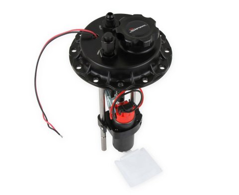 Holley Sniper Fuel Cell EFI Pump Modules 19-385 Pumps, Sniper, In-tank, Cell, EFI, 12V, 90 gph, -6AN Ends, Male Thread, No Return, 12-bolt Fill, E85 Compatible, with Bracket, Each thumbnail 3