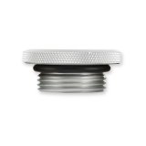 Holley Sniper Engine Oil Fill Caps 891016 Caps, Screw-In, Round Shape, Silver, Aluminum, for Valve Covers, Each thumbnail 2
