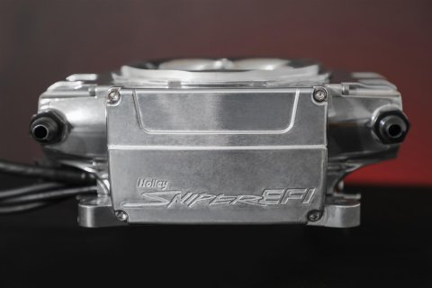 Holley Sniper 2 EFI 650 HP Returnless Fuel Injection Systems 550-510-5XD System, 2, Self-Tuning, Throttle body, Polished, 4150 Flange, hp Max, 800 CFM, Pump, 5 in. Display, Kit thumbnail 4