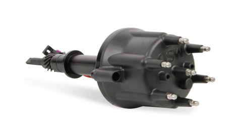 Holley Sniper EFI HyperSpark Distributors 565-316BK Distributor, HyperSpark, HEI Cap, Hall Effect, Billet Aluminum, Black Anodized, Steel Gear, Chevy, L6, Each thumbnail 2
