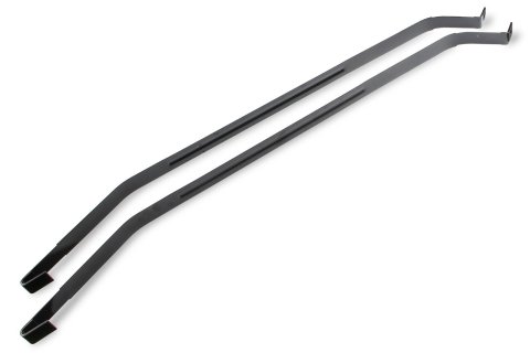 Holley Sniper Fuel Tank Straps 19-555 Straps, Sniper, Stock Replacement, Mounting Straps, Steel, Galvanized, Silver, Buick, Chevy, Oldsmobile, Pontiac, Pair thumbnail 2