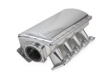 Holley Sniper EFI Fabricated Race Series Intake Manifolds 832141 Manifolds, EFI, Hi-Ram, Cathedral Port, 90mm Throttle Body, 2,100-8,200 RPM, Welded Aluminum, Silver, Chevy, LS, 4.8-6.0L, Each thumbnail 2