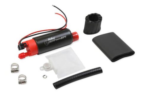 Holley Sniper E85 In-Tank Electric Fuel Pumps 19-342 Pumps, Sniper, In-Tank, 12 Volt, 90 gph, 11mm Inlet, 5/16 in. Outlet, Hose Barb, for use on Acura®, Eagle, Ford, Jeep, Lexus, Each thumbnail 1