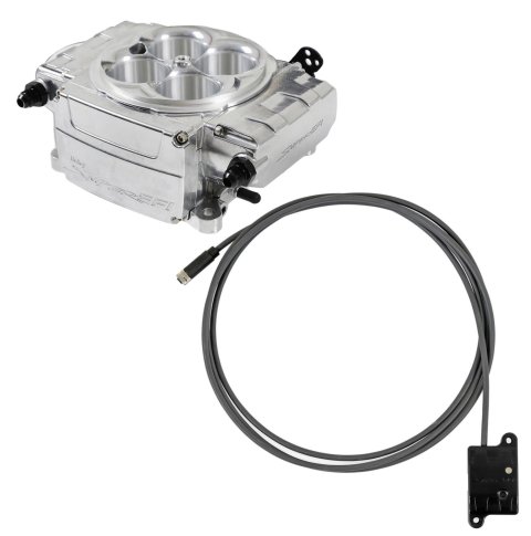 Holley Sniper 2 EFI 650 HP Base Fuel Injection Systems 550-510-BXX System, 2, Self-Tuning, Throttle body, Polished, 4150 Flange, hp Max, 800 CFM, No Pump, Bluetooth, Kit thumbnail 8