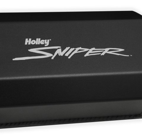 Holley Sniper Fabricated Aluminum Valve Covers 890005B Covers, EFI, Fabricated, Aluminum, Short, Baffled, Black, 1.25 in. Breather Holes, Hardware, Chrysler, Dodge, Plymouth, 383-440ci, Pair thumbnail 2