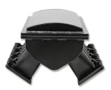 Holley Sniper EFI Fabricated Race Series Intake Manifolds 838232 Manifolds, EFI, Hi-Ram, Multi-port, Rectangular Port, 90mm Throttle Body, 2,100-8,200 RPM, Aluminum, Black, Chevy, LS, 6.0L, 6.2L, Each thumbnail 3