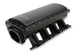 Holley Sniper EFI Fabricated Race Series Intake Manifolds 838232 Manifolds, EFI, Hi-Ram, Multi-port, Rectangular Port, 90mm Throttle Body, 2,100-8,200 RPM, Aluminum, Black, Chevy, LS, 6.0L, 6.2L, Each thumbnail 4