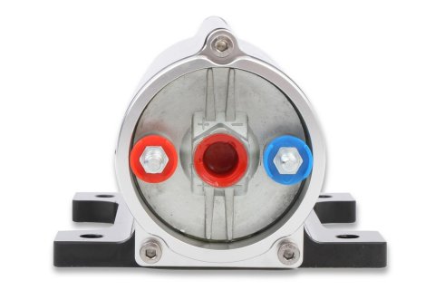 Holley Sniper 3.5 GPM Twin Pump and Manifold Kits 12-270 Fuel Pumps, Pump, Electric, 13.5 Volt, gpm, Manifold, -10 AN O-ring Inlet, -8 AN O-ring Outlet, Male Threads, Bracket Included, Kit thumbnail 2