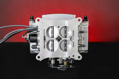 Holley Sniper 2 EFI 650 HP Base Fuel Injection Systems with Power Distribution Module 550-510-3PX System, 2, Self-Tuning, Throttle body, Polished, 4150 Flange, hp Max, 800 CFM, No Pump, PDM, 3.5 in. Display, Kit thumbnail 4