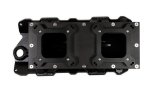 Holley Sniper Carbureted Fabricated Intake Manifolds 825124 Manifolds, Sniper, Carbureted, Dual, 4150 Flange, 1,800-7,000 RPM, 8.503 in. Tall, Welded Aluminum, Black, Chevy, 262-400ci, Each thumbnail 8