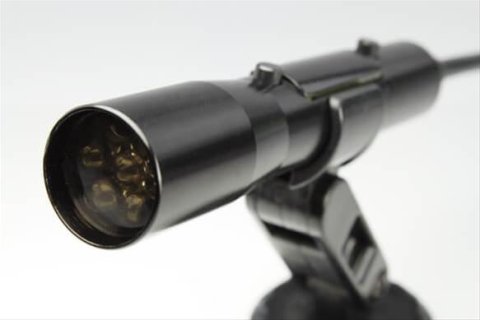Holley Sniper Shift Lights 840008 lights, Sniper, Stand Alone, Adjustable, Yellow LED, Smoke Lens, Black Tube, 0.75 in. OD, 4.25 in. Long, 4 ft. Wire Harness, Unterminated, Each thumbnail 4