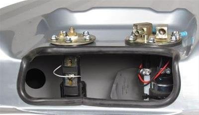 Holley Sniper EFI Conversion Fuel Tanks for 1974-1978 CAMARO, FIREBIRD - 19-442 Tanks, Sniper, 21 Gallon, Steel, Silver, Pump, 13.5V, 106 gph, 1/4 in. Female Thread, Sending Unit, 0-90 ohm, Chevy, Pontiac, Kit thumbnail 1
