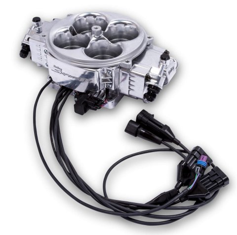 Holley Sniper EFI Stealth 4500 Fuel Injection Systems 550-841 Systems, EFI, 4500, Throttle Body, Polished, Flange, 1440 cfm, Injectors, Harness, Tuner, Kit thumbnail 1