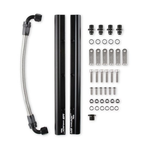 Holley Sniper EFI Fabricated Intakes 820102-1 Intake Manifolds, EFI, Fabricated, Cathedral Port, 92mm Throttle Body, 1,800-6,400 RPM, Aluminum, Black, Chevy, LS, 4.8-6.0L, Kit thumbnail 6