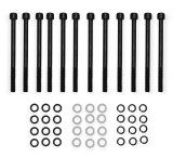 Holley Sniper Fabricated Aluminum Valve Covers 890007B Covers, EFI, Fabricated, Aluminum, 4.0 in. Tall, Baffled, Black Gloss, 1.25 in. Breather Holes, Hardware, Ford, 429-460ci, Pair thumbnail 1