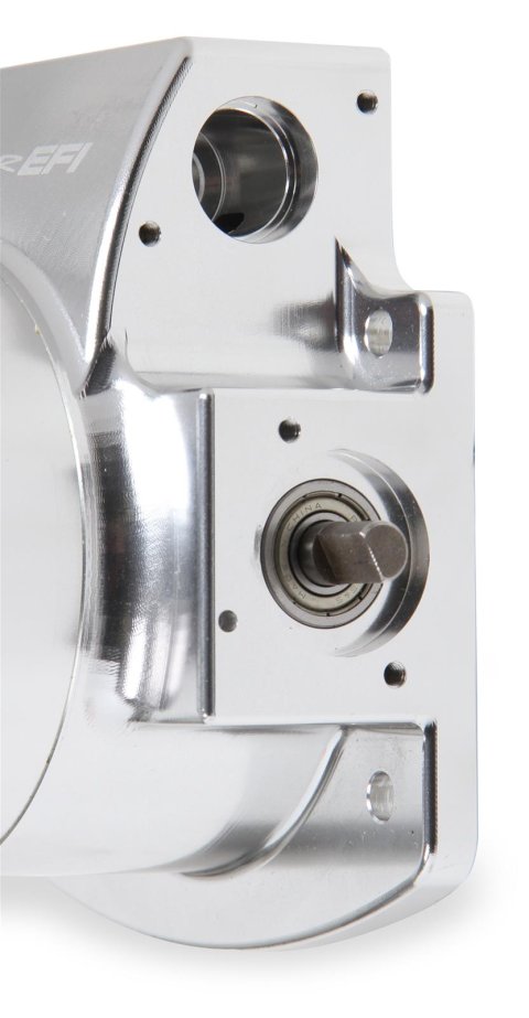 Holley Sniper Throttle Bodies 860009 Body, EFI, Multi-port Injection, 90mm Bore, Billet Aluminum, Silver Anodized, for EFI Intakes, Ford, 5.0L, Modular, Each thumbnail 2