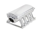 Holley Sniper EFI Fabricated Intakes 833151 Intake Manifolds, EFI, Hi-Ram, Multi-Port, 90mm Throttle Body, 2,100-8,200 RPM, Welded Aluminum, Silver, Ford, 5.0L, Modular, Kit thumbnail 1