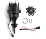 Holley Sniper EFI HyperSpark Distributors 565-305BK Distributors, EFI, HyperSpark, HEI Cap, Hall Effect, Billet Housing, Black, Ignition Module, Chrysler, Dodge, Plymouth, Big Block, B, Each thumbnail 1
