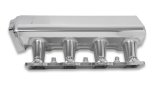Holley Sniper EFI Fabricated Intakes 820111-1 Intake Manifolds, EFI, Fabricated, Cathedral Port, 102mm Throttle Body, 1,800-6,400 RPM, Aluminum, Silver, Chevy, LS, 4.8-6.0L, Each thumbnail 4