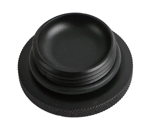Holley Sniper Engine Oil Fill Caps 891016B Caps, Screw-In, Round Shape, Black, Aluminum, for Valve Covers, Each thumbnail 7