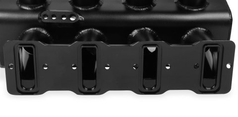 Holley Sniper Carbureted Fabricated Intake Manifolds 821062 Manifolds, Sniper, Hi-Ram, Carbureted, Dual, 4150 Flange, Cathedral Port, 1,800-7,000 RPM, Aluminum, Black, Chevy, LS Base, 4.8-6.0L, Each thumbnail 5