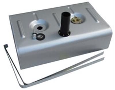 Holley Sniper Universal EFI Conversion Fuel Tanks 19-450 Tanks, Sniper, 16 Gallon, Steel, Silver, Pump, 13.5V, 106 gph, 1/4 in. Female Thread, Sending Unit, 0-90 ohm, Universal, Kit thumbnail 1