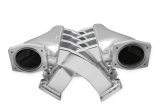 Holley Sniper Fabricated Dual Plenum Intake Manifolds 820201 Manifolds, EFI, Plenum, Cathedral Port, 92mm Throttle Body, 1,600-6,800 RPM, Aluminum, Silver, Chevy, LS, 4.8-6.0L, Each thumbnail 4