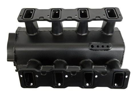 Holley Sniper EFI Fabricated Intakes 822112-1 Intake Manifolds, EFI, Low-Profile, Hi-Ram, Rectangular Port, 102mm Throttle Body, 1,800-7,000 RPM, Welded, Black, Chevy, LS, 6.0L, 6.2L, Kit thumbnail 3