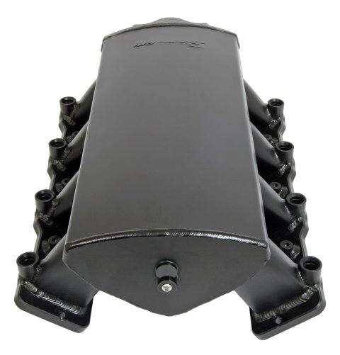 Holley Sniper EFI Fabricated Intakes 822112-1 Intake Manifolds, EFI, Low-Profile, Hi-Ram, Rectangular Port, 102mm Throttle Body, 1,800-7,000 RPM, Welded, Black, Chevy, LS, 6.0L, 6.2L, Kit thumbnail 6