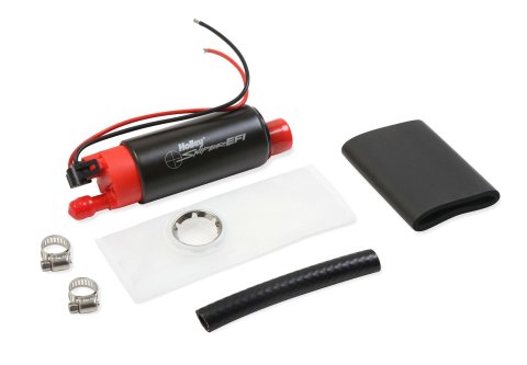 Holley Sniper E85 In-Tank Electric Fuel Pumps 19-340 Pump, Sniper, In-tank, Electric, 12 Volt, 90 gph, 60 psi, Hose Barb, Inlet and Outlet, Chrysler, Dodge, Ford, Plymouth, Each thumbnail 3
